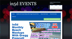 Desktop Screenshot of in5devents.com